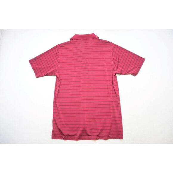 Adidas Golf Polo ClimaCool Striped Short Sleeve Golf Shirt Mens Size Large - Picture 7 of 7